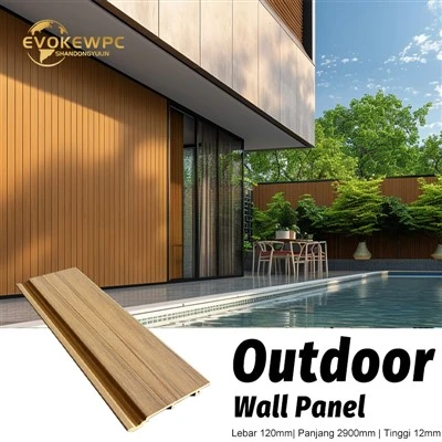 ASA Ko-Extruded WPC Exterior Wall Cladding Panel