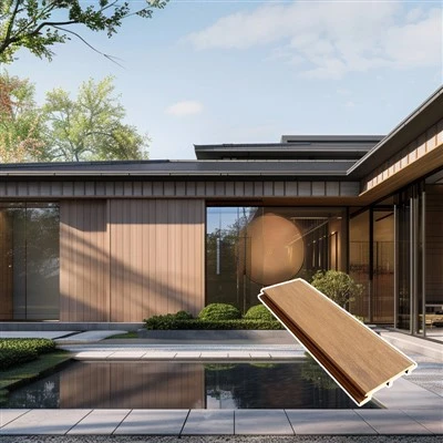 ASA WPC Cladding Panel Villa Rezidansyèl Eksteryè